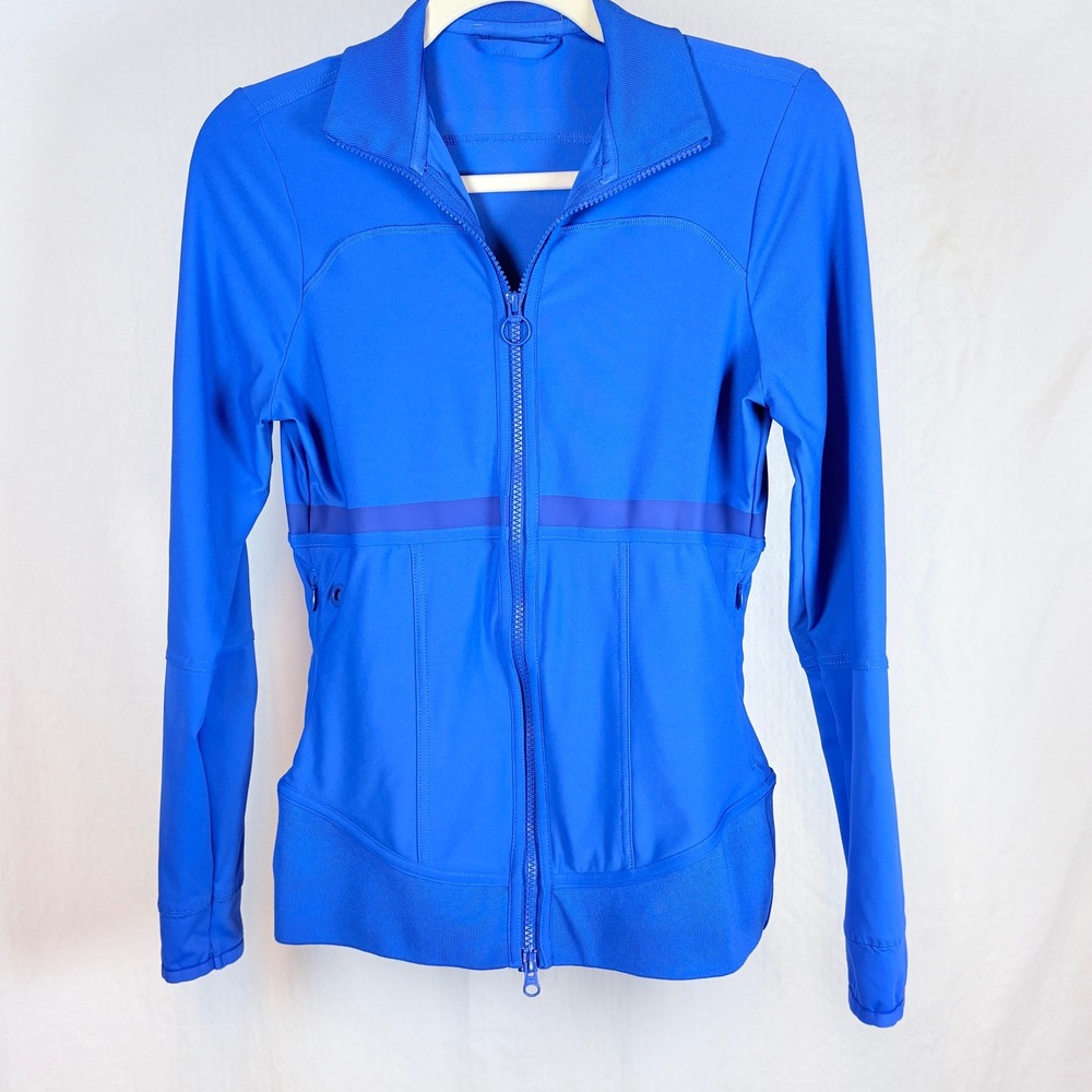 Adidas by Stella McCartney Royal Blue Full Zip Running Jacket S02907 Womens XS
